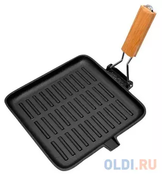 Сковородка-гриль Mallony Padella 28x28 см 28 см чугун 985060