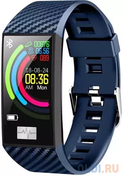 Смарт-браслет Smarterra Fitmaster Pulsar IPS корп.:синий рем.:синий (FMPBLU)