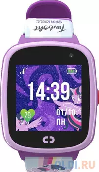Смарт-часы Jet Kid Twilight Sparkle 40мм 1.44" TFT фиолетовый