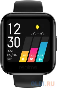 Смарт-часы Realme Watch 35мм 1.4" MIP черный (4811934)
