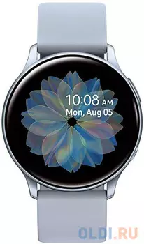 Смарт-часы Samsung Galaxy Watch Active2 44мм 1.4" Super AMOLED серебристый (SM-R820NZSRSER)