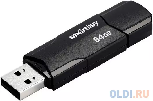 Smartbuy USB Drive 64GB CLUE Black (SB64GBCLU-K3) UFD 3.0/3.1