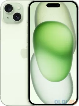 Смартфон Apple iPhone 15 Plus 256Gb, A3096, зеленый