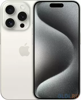 Смартфон APPLE iPhone 15 Pro/512 Гб RAM 8Гб белый/Наличие 3G/LTE/Наличие 4G/5G/eSIM + nano SIM MTQE3CH/A
