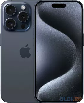 Смартфон Apple iPhone 15 Pro 512Gb, A3104, синий титан