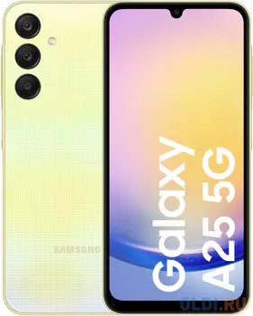 Смартфон Samsung Galaxy A25 SM-A256E 6/128Gb Yellow (SM-A256EZYDMEA)