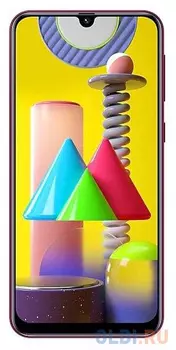 Смартфон Samsung Galaxy M31 красный 6.4" 128 Гб NFC LTE Wi-Fi GPS 3G Bluetooth SM-M315FZRVSER