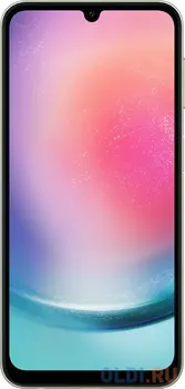 Смартфон Samsung SM-A245F Galaxy A24 128Gb 4Gb зеленый моноблок 3G 4G 2Sim 6.4" 1080x2340 Android 13 50Mpix 802.11 a/b/g/n/ac NFC GPS GSM900/1800
