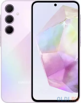 Смартфон Samsung SM-A356E Galaxy A35 5G 128Gb 8Gb лаванда моноблок 3G 4G 2Sim 6.6" 1080x2340 Android 14 50Mpix 802.11 a/b/g/n/ac/ax NFC GPS GSM90