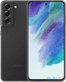 Смартфон Samsung SM-G990E Galaxy S21 FE 128Gb 8Gb графит моноблок 3G 4G 2Sim 6.4" 1080x2340 Android 12 12Mpix 802.11 a/b/g/n/ac/ax NFC GPS GSM900