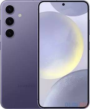 Смартфон Samsung SM-S921B Galaxy S24 5G 256Gb 8Gb фиолетовый моноблок 3G 4G 2Sim 6.2" 1080x2340 Android 14 50Mpix 802.11 a/b/g/n/ac/ax NFC GPS GS