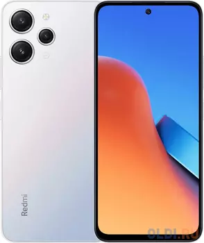 Смартфон Xiaomi Redmi 12 6.79(2400x1080)IPS NFC Cam (508+2/8) Helio G88 2ГГц(8) (4/128Гб) A13 5000мАч Серебристый (Polar Silver) 6941812731239