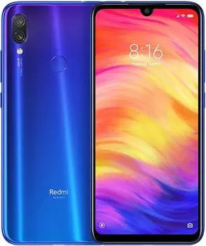 Смартфон Xiaomi Redmi Note 7 M1901F7G Neptune Blue Qualcomm Snapdragon 660 (2.2)/3 Gb/32 Gb/6.3" (2340 x 1080)/DualSim/LTE/NFC/BT/Android 9.0