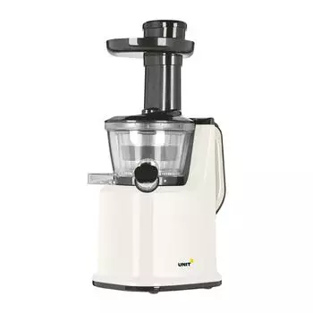 Соковыжималка UNIT UCJ-419, Цвет: Бежевый; 150Вт, низкие обороты - 65 об/мин.