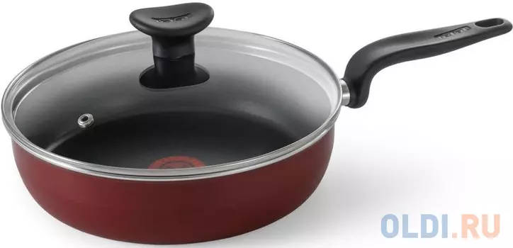 Сотейник Tefal Tempo 04171224 2.5л. d=24см (с крышкой) красный (9100024723)