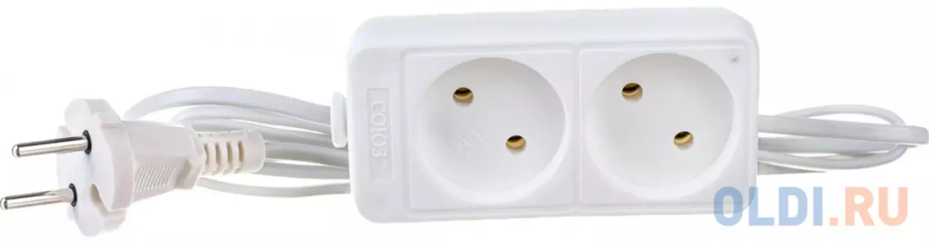 Союз Удлинитель быт. ТМ Союз 1300 Вт 2гн. ШВВП 1,5м 481S-0201