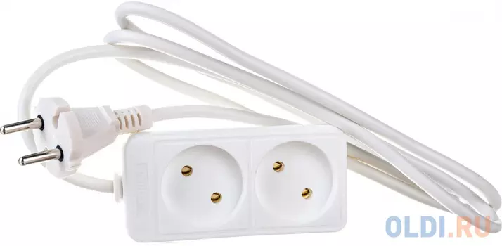 Союз Удлинитель быт. ТМ Союз 2200 Вт 2гн. ПВС 1,5м 481S-1201