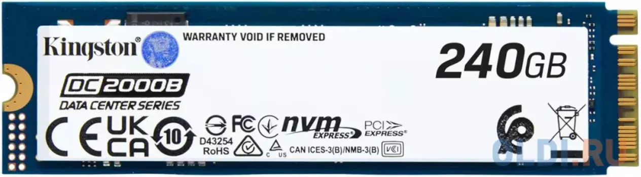 SSD накопитель Kingston DC2000B 240 Gb PCI-E 4.0 х4