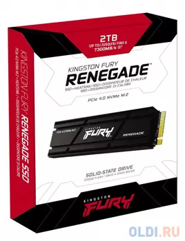 SSD накопитель Kingston Fury Renegade 2 Tb PCI-E 4.0 х4 SFYRDK/2000G