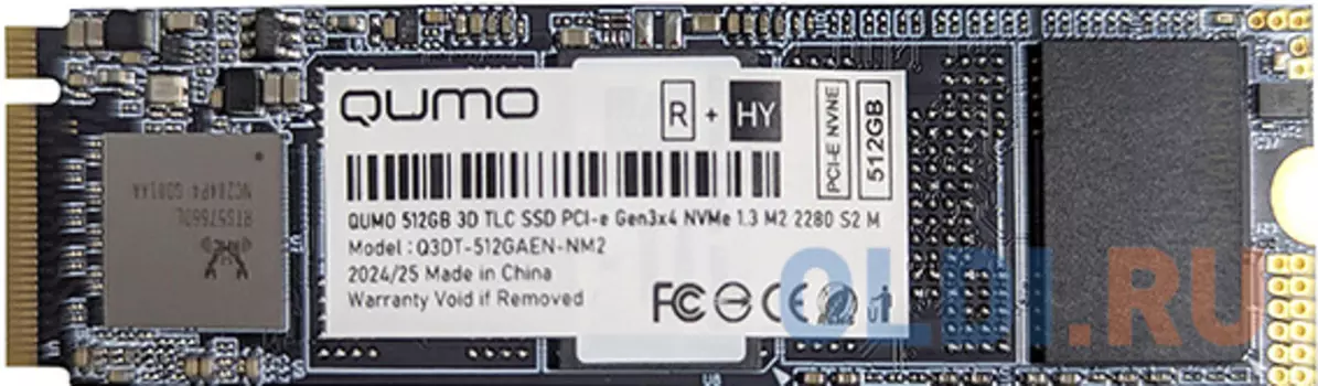 SSD накопитель QUMO Novation 3D 512 Gb PCI-E 3.0 x4