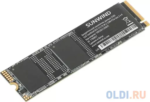 SSD накопитель SunWind NV3 512 Gb PCI-E 3.0 x4
