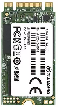 SSD накопитель Transcend MTS400S TS64GMTS400S 64Gb M.2