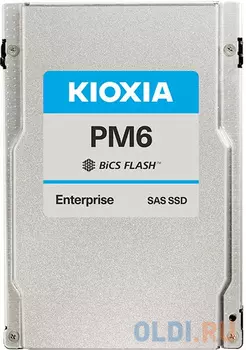 SSD жесткий диск SAS2.5" 7.68TB TLC 24GB/S KPM61RUG7T68 KIOXIA