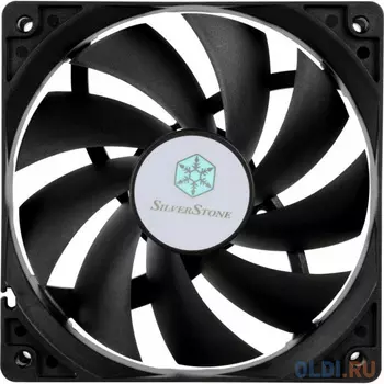 SST-FN121-P FN Series Computer Case Cooling Fan 120mm, Low Noise, High Airflow, 9-bladed, black