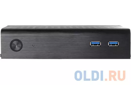 SST-PT13B-USB3.0 Petit Thin Mini-ITX Silent Computer Case, USB3.0, Black