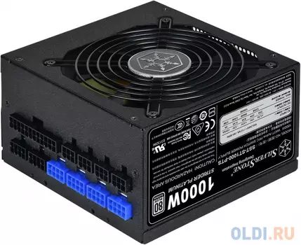 SST-ST1000-PTS Strider Platinum Series, 1000W 80 Plus Platinum, ATX PC Power Supply, 120mm HYB quient fan, 140mm depth, 100% modular, RTL {4} (226575)