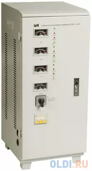 Стабилизатор напряжения IEK СНИ3 7.5кВА трехфазный серый (IVS10-3-07500)