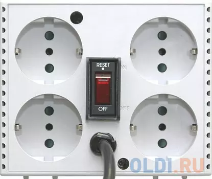 Стабилизатор напряжения Powercom TCA-2000 (4 EURO) белый