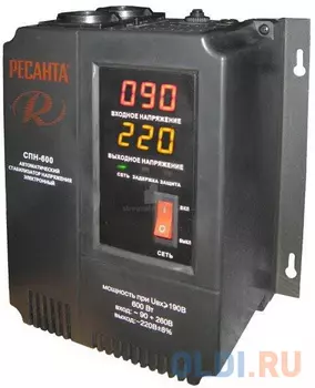 Стабилизатор напряжения Ресанта СПН-900 1 розетка