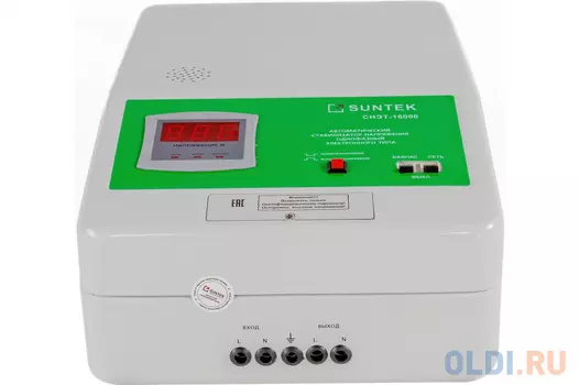 Стабилизатор напряжения SUNTEK Релейный 16000 ВА, 120-285В, SK1.2_RL16000