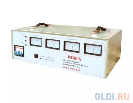 Стабилизатор РЕСАНТА АСН-4500/3-ЭМ трехфазный 140-260В 4.5кВА