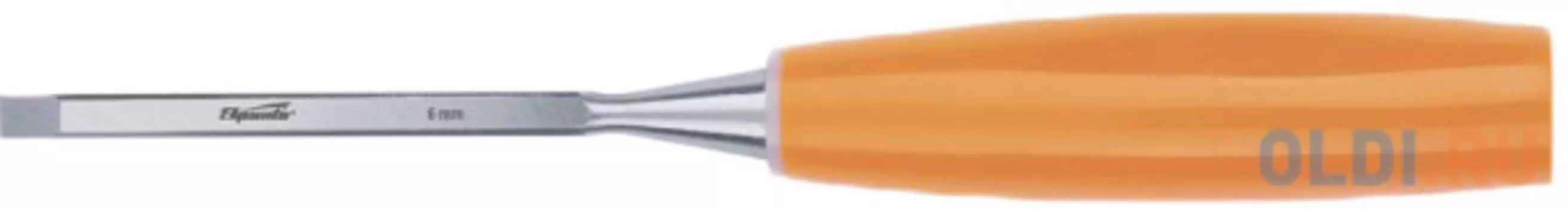 Стамеска, 6 мм, плоская, пластиковая рукоятка// Sparta