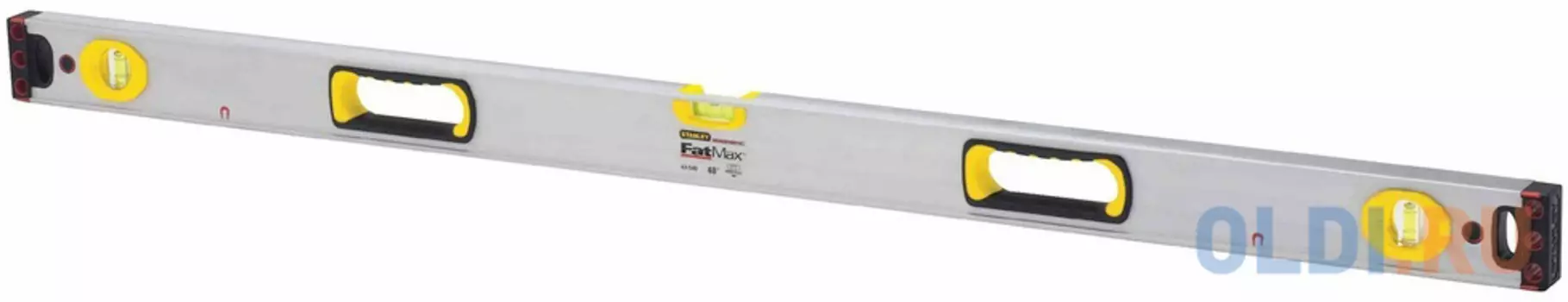 Stanley уровень "fatmax" магнитный 1200мм х 3 капсулы 0,5мм/м (1-43-549), шт