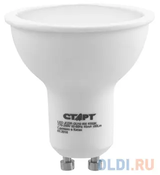 СТАРТ (4670012292074) Светодиодная лампа точеченого света LEDJCDRGU10 6W40