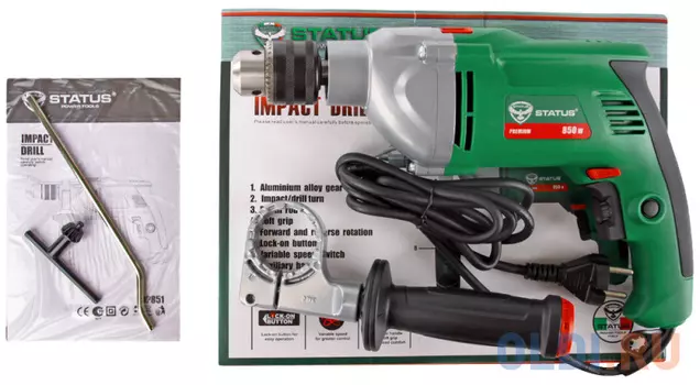 STATUS dp 851 дрель ударная PREMIUM, шт