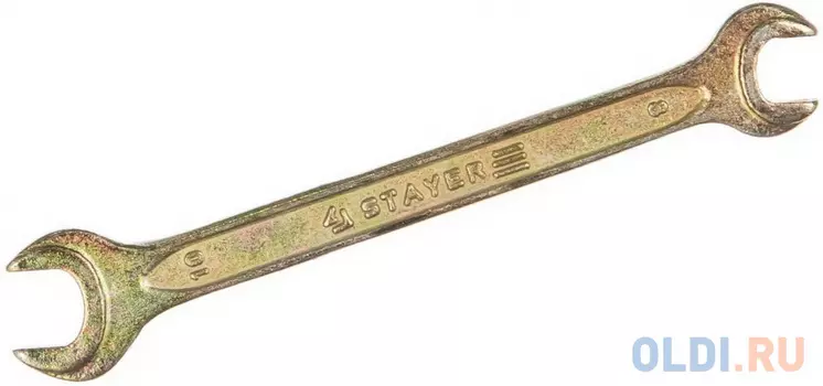 STAYER 8 x 10 мм, рожковый гаечный ключ (27038-08-10)