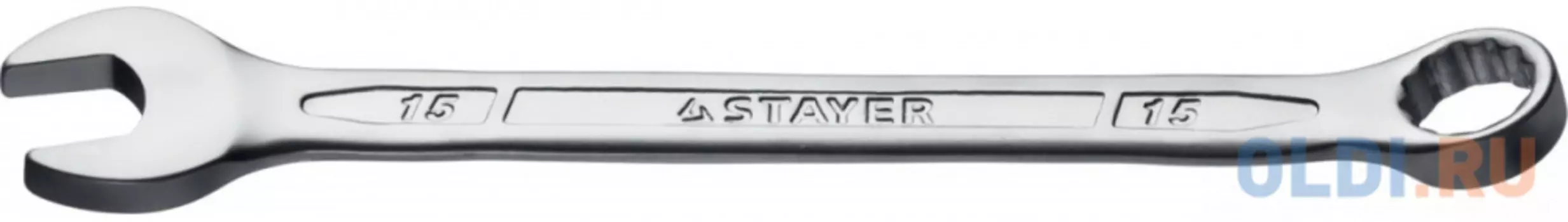 STAYER HERCULES, 15 мм, комбинированный гаечный ключ, Professional (27081-15)