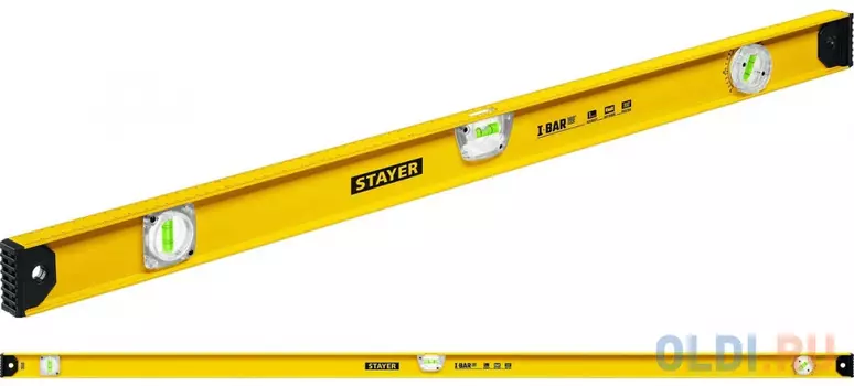 STAYER I-Bar 180?, 2000 мм, двутавровый, уровень с поворотным глазком (3470-200)