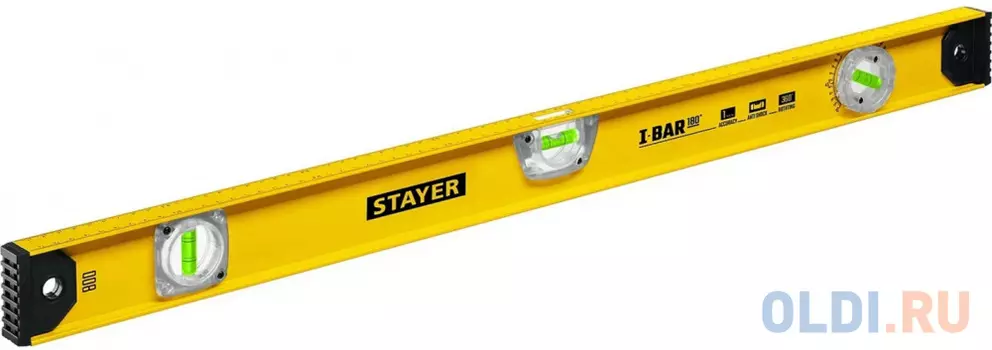 STAYER I-Bar 180?, 800 мм, двутавровый, уровень с поворотным глазком (3470-080)