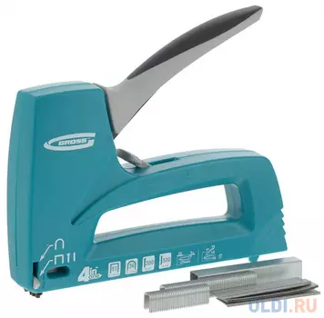 Степлер GROSS 41005 мебельный универс (Universell 4) пласт 4-функц тип скобы №53 36 300 500 8-14мм