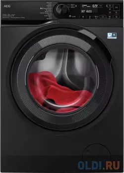Стиральная машина AEG LWR73166OE пан.англ. класс: A загр.фронтальная макс.:10кг (с сушкой) черный инвертер