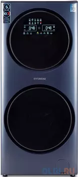 Стиральная машина Hyundai WMD9425 класс: A+++ загр.фронтальная макс.:15кг (с сушкой) темно-серебристый