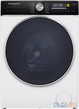 Стиральная машина MAUNFELD MFWM148WH03, с фронтальной загрузкой, 8кг, 1400об/мин, инверторная