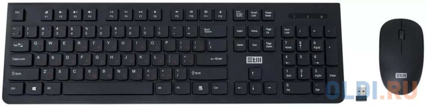 STM Keyboard+mouse wireless STM 304SW black