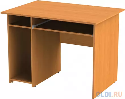 Стол компьютерный "Фея", 1000х700х750 мм, с тумбой, цвет орех милан, СФ05.5
