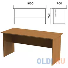 Стол письменный "Монолит", 1600х700х750 мм, цвет орех гварнери, СМ3.3